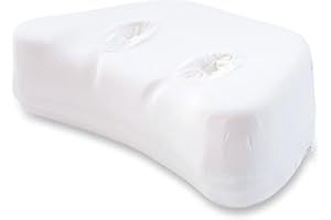 PureComfort – Side Sleeping Pillow | Height Adjustable | Ear Pain Relief | CPAP Pillow | Wrinkle Prevention | TMJ | Advanced Memory Foam with Soft Cover (Soft)