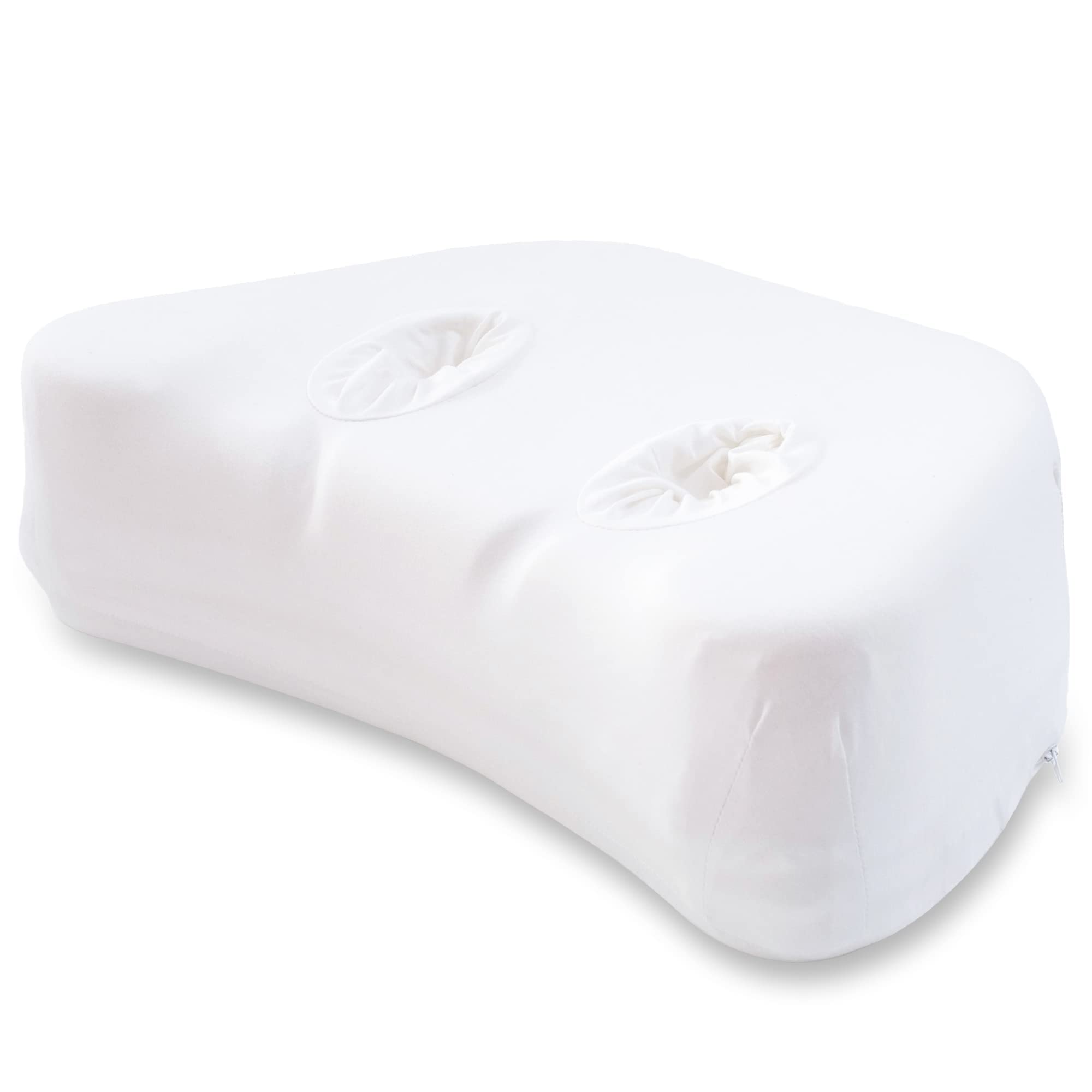 Photo 1 of PureComfort – Side Sleeping Pillow, Height Adjustable, Ear Pain Relief, CPAP Pillow, Wrinkle Prevention, TMJ - Advanced Memory Foam with Soft Cover (Standard)