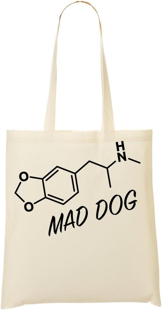 Mad MDMA Molecule Formula Ecstasy Shopping Tote Bag