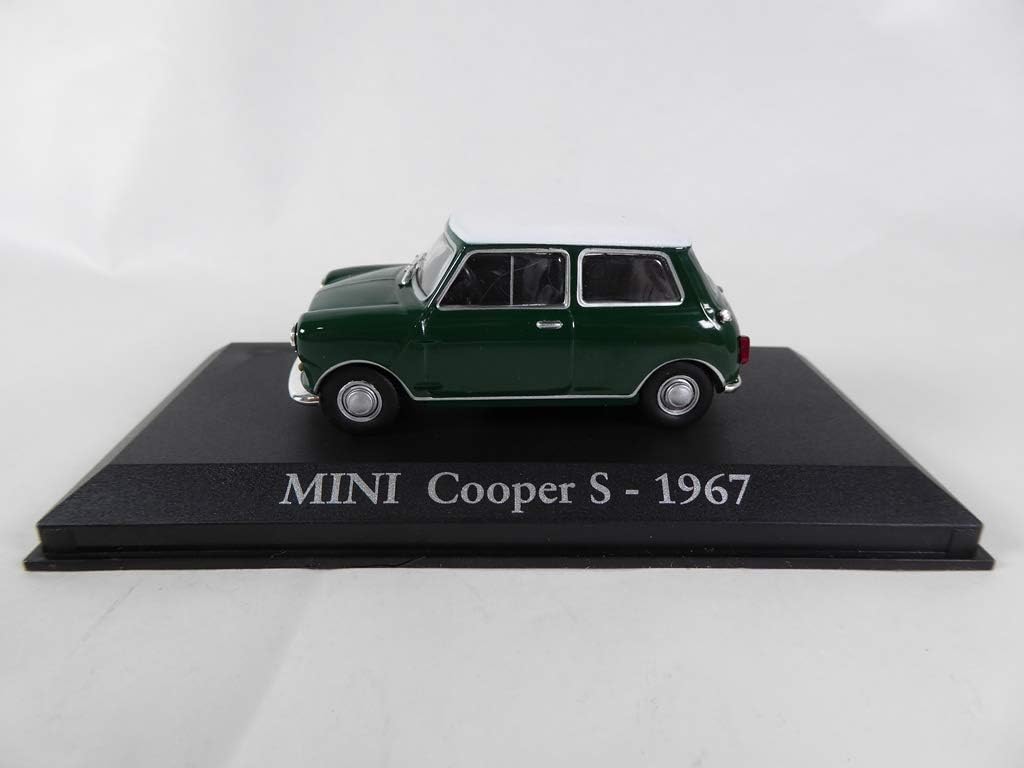 OPO 10 - 1/43 scale car compatible with Mini Cooper S - 1967 (RBA8), Multicolor, 12 cm