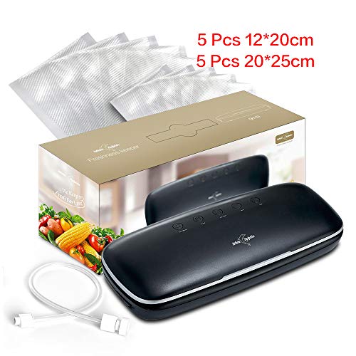 Vacuum Sealer Machine Automatic Air Sealing System Start Kit for Food
