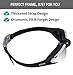Aegend Swim Goggles, Streamlined Design Swimming Goggles No Leaking Anti Fog Premium UV Protection 180 Degree Vision and Soft Silicone Nose Bride, Pool Goggles for Adult Men Women