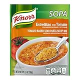 Knorr Sopa Pasta Soup Mix, Star Pasta Tomato 3.5 oz (Pack of 12)