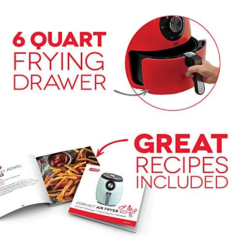 Dash Deluxe Electric Air Fryer + Oven Cooker with Temperature Control