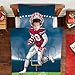 Dream Big Football Player Twin/Full Comforter Set, Navy