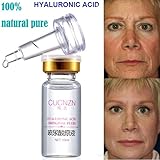 LtrottedJ 100% Natural Pure Firming Collagen， Strong Anti Wrinkle Hyaluronic Acid Serum New