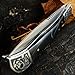 Pocket Knife for Men - Folding Navaja Knife - EDC Fold Knives Classic Sharp Blade Plastic Handle Knofe - Best Pocket Knife for Urban Camping Hiking Boy Scout Knifes - Gift for Men 806 A (color 2)