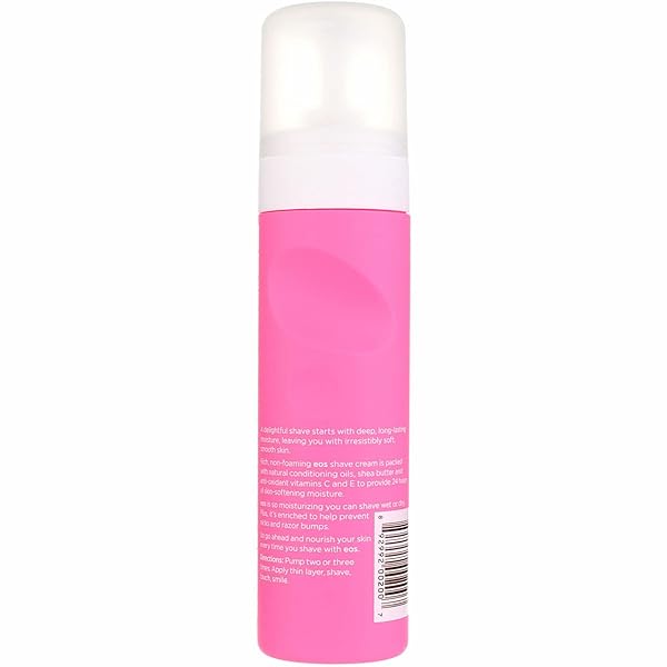 EOS SHAVE CREAM RASPBERRY SIZE 7Z EOS SHAVE CREAM RASPBERRY 7Z