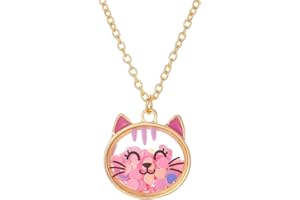 DOYYCA Locket Necklace Cute Cat Frog Locket Pendant Necklace for Girls Jewelry Birthday Gifts