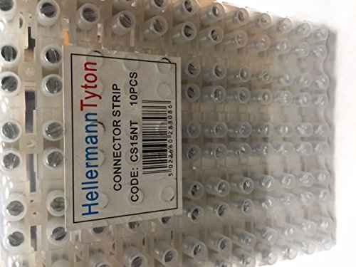 10 strips x 12 Way 15 amp Strip Connector Blocks