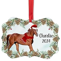 Chestnut Quarter Pony Christmas Ornament 2024