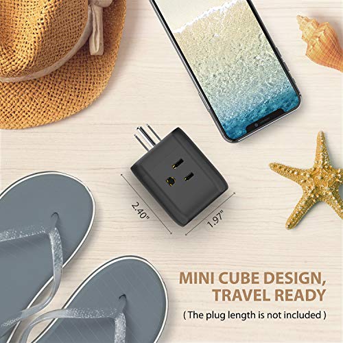 image for Cruise Power Strip No Surge Protector, ETL Listed, TROND 3-Outlet Exte