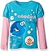 Disney Girls' Toddler Girls' Finding Dory Long Sleeve Two-Fer T-Shirt with Sleeves