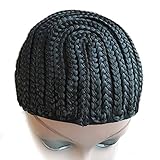 Cbwigs Braids Cap Cornrows for Easier Sew Hair Weft Designed for Those Who Suffered From Hair Loss (Large, Black horseshoe style)