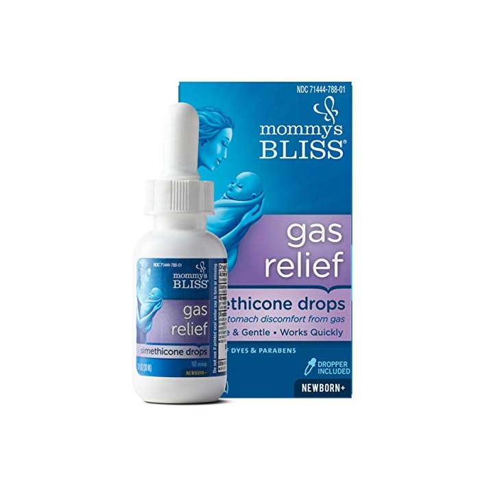 Mommy's Bliss Gas Relief Drops Bottle, Ginger extract flavor, 1 Fl Oz