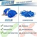 Mifflin-USA Flat Lanyards for ID Badges (Blue, 36 Inch, 100 Pack), Comfortable Neck Straps