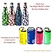 Best Beer Bottle Sleeve – Pack of 4 Camo Thick Neoprene Bottle Cooler with Zipper, Collapsible, Keep Your Drinks Cool and Hands Dry, by Joy Bright