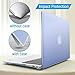 IBENZER MacBook Air 11 Inch Case, Soft Touch Hard Case Shell Cover with Keyboard Cover for Apple MacBook Air 11 A1370 1465,Serenity Blue, MMA1101SRL+1 N