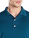 Amazon Essentials Men's Regular-Fit Quick-Dry Golf Polo Shirt - Discontinued Colors, Teal Blue, Medium