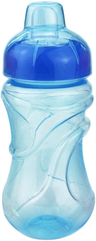 FHJZXDGHNXFGH Leak-Proof Safety Duckbill Bottle For Kids Baby Infant Drinking Bottle Cups(color：Blue)
