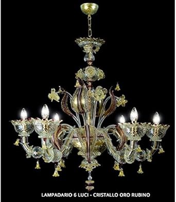 luces cristal color dorado amazon