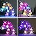 Unicorn Night Lights Painted Flower Unicorn Color Changeable Light Up Marquee Unicorn Signs LED Kids Lamps for Birthday Christmas Bedrooms Home Wall Decor Unicorn Gifts for Girls