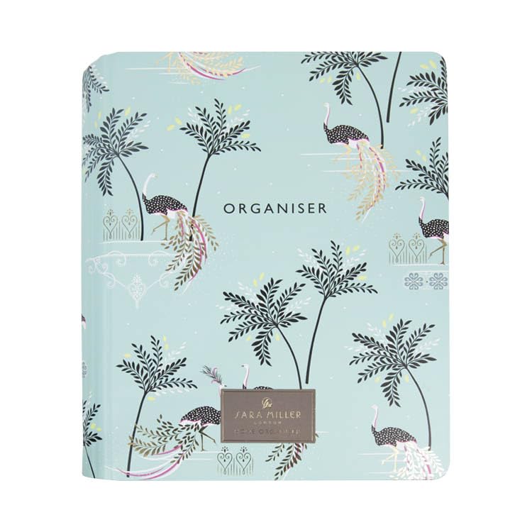 Sara Miller Savannah Ringbound A5 Organiser with Gold Foil Detail and Tabbed Dividers
