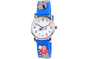Venhoo Kids Watches 3D Cute Cartoon Waterproof Silicone Children Toddler Wrist Watches Gifts for 3-10 Ages Girls Boys Little Child