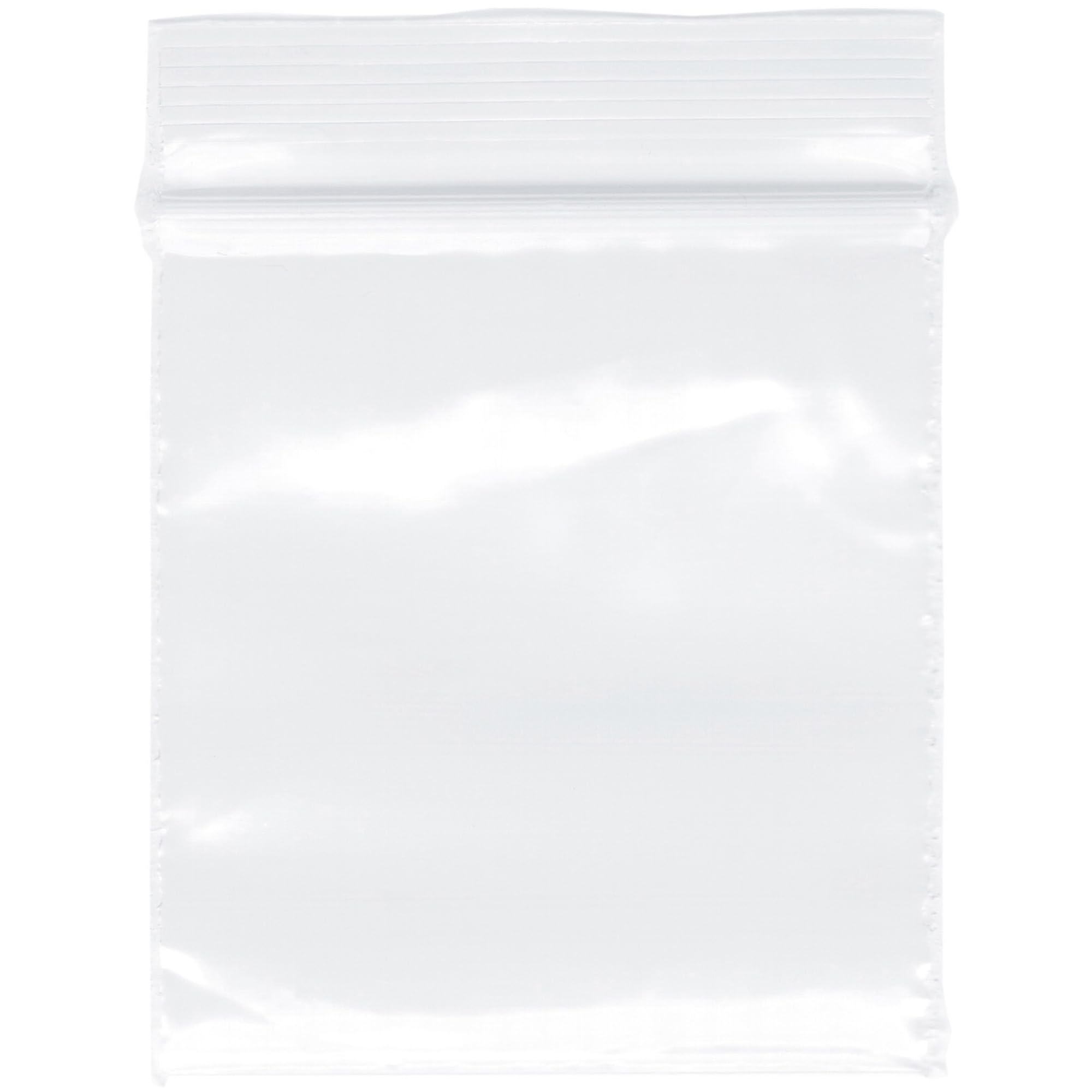 Plymor Zipper Reclosable Plastic Bags, 2 Mil, 1.5" x 1.5" (Pack of 500)