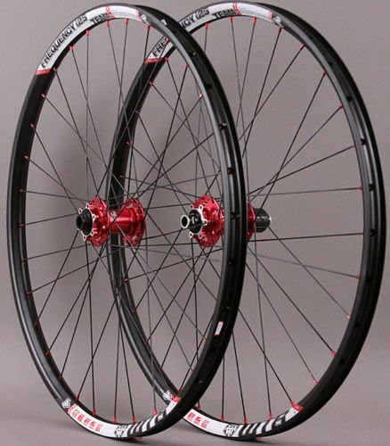 WTB Frequency I25 29er Mountain Bike Wheels Red Novatec Hubs Thru Axle or QR
