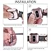 Maledan Compatible with Fitbit Versa Bands, Breathable Woven Fabric Accessories Strap Watch Band for Women Men, Small, Rose Pattern