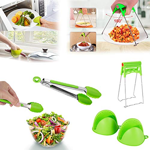 Instant Pot Accessories - 13 PCS Accessories Compatible with 5/6/8 Qt Instant Pot / Pressure Cooker - Steamer Baskets,Non-Stick Springform Pan,Egg Rack,Egg Bites Mold,Kitchen Tong and More