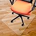 Azadx Office Chair Mat for Hard Floors 36 X 48, Clear PVC Hardwood Floor Mat, Durable Plastic Floor Protector for Home and Office use (36
