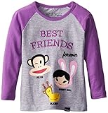 Paul Frank Girls' Best Friends Long Sleeve Tee