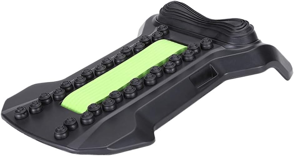 HIPPOSEUS Neck and Shoulder Relaxer Neck Pain Relief and Support Shoulder Relaxer Massage Traction Pillow for Pain Relief Management and Improved Cervical Spine Mobility,Black Green