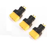 Adaptateur Connecteur OliYin Male Deans Vers Femelle TRX Traxxas - Lot De 3