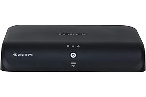 Lorex D871A81B 4K 8-Channel Wired DVR, 1TB with Smart Motion Detection, Face Recognition and Smart Home Voice Control