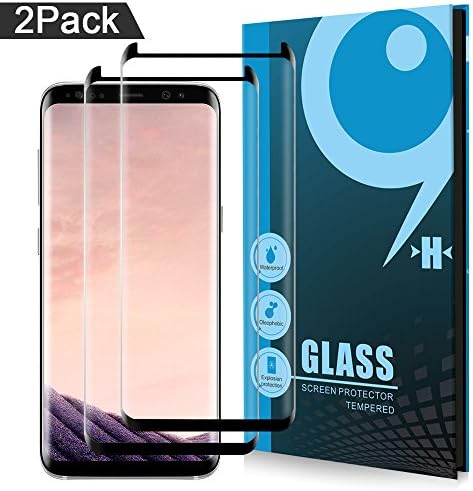 AOFU Samsung Galaxy S8 Plus Screen Protector Tempered Glass,[Touch Sensitive][Anti-Scratch][Easy to Install] [9H Hardness] - [2 pack]
