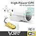 Vonets Industrial High Power 2.4GHz Mini WiFi Bridge Wireless Repeater Ethernet WiFi Adapter Portable WiFi Hotspot Extender Signal Booster Amplifier 1 RJ45 (100Mbps) DC/USB Powered VAP11G-500