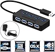 Sabrent 4-Port USB 3.0 Hub with Individual Power Switches and LEDs included 5V/2.5A power adapter (HB-UMP3)
