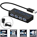 Sabrent 4-Port USB 3.0 Hub with Individual Power Switches and LEDs included 5V/2.5A power adapter (HB-UMP3)