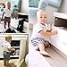 Baby Proofing Safety Locks – Ideal as Child Safety, Fridge, Cupboard, Door, Drawer, Cabinet Locks or Latches – Baby Locks - Set of 6 – Child Proof Safety Latches - Easy Installation