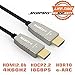 RUIPRO 4K HDMI Fiber Optic Cable 65FT 18Gbps 4K@60Hz ARC HDR10 Ultra Slim Flexible HDMI 2.0b Cable
