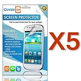 CoverON(TM) 5 PACK CLEAR LCD Screen Protector Shield for PANTECH P9090 DISCOVER [WCC1184]