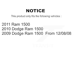 Front Wheel Bearing And Hub Assembly Pair For Dodge