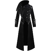 Dark Paradise Mens Steampunk Victorian Coat Tailcoat Jacket Halloween Long Gothic Vintage Costume