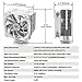 DEEPCOOL GAMMAXX 400WH CPU Air Cooler with 4 Heatpipes, 120mm PWM Fan and White LED for Intel/AMD CPU, AM4 Compatible