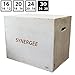 iheartsynergee 3 in 1 Wood Plyometric Box Jump Training Conditioning. Wooden Plyo Box All in One Jump Trainer. Size - 30/24/20