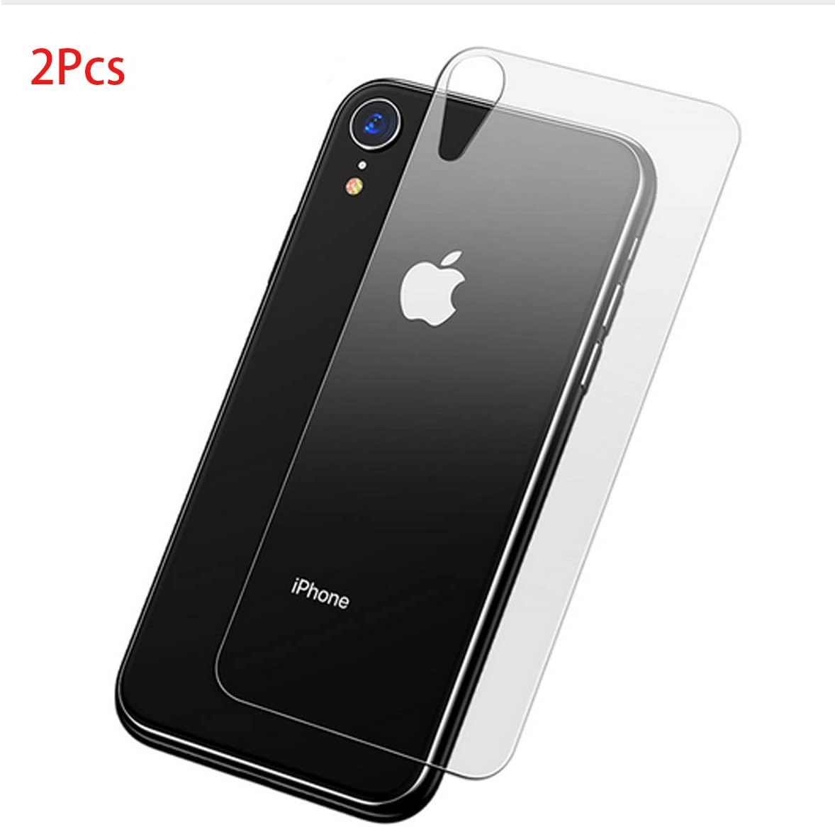 QULLOO Matte Back Hydrogel Protector for iPhone Xr 2018, 2 Pack Matt Rear Screen Protector Soft TPU Film Protective