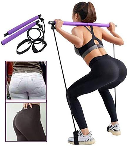 Ti-Fa Barra de Pilates con Banda de Resistencia para Gimnasio ...